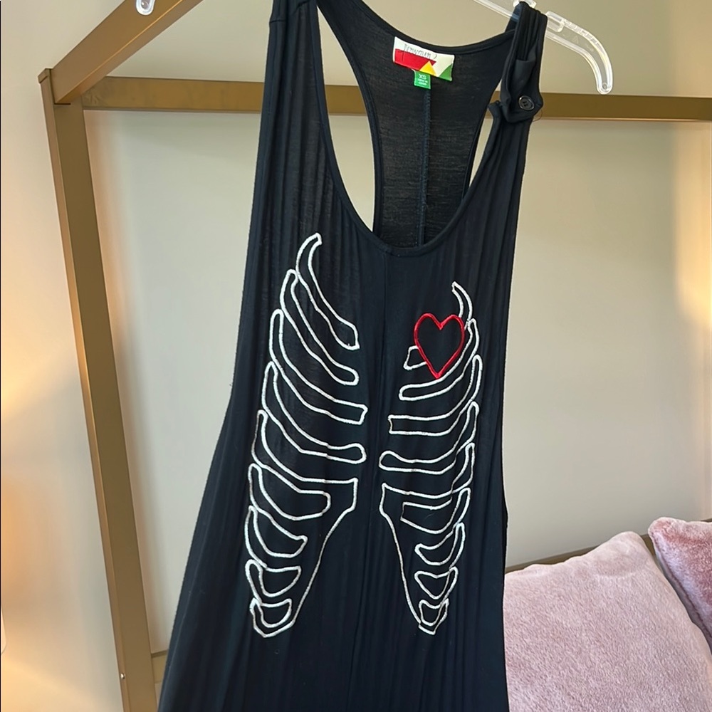 Black Skeleton Jumpsuit